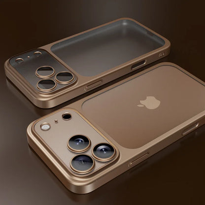 Official Cosmic Orange Plating Frosted Translucent Thin Phone Case For iPhone 17 Pro Max Air Series Bumper Cover for 17 Pro Case