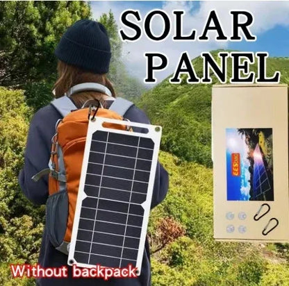 Portable 25-35W Solar Panel. Waterproof, for outdoor hiking/camping. USB mobile phone charging bank & battery charger.