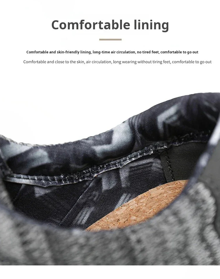 Men 2025 New Leisure Sneakers Spring Summer Breathable Lightweight Outdoor Canvas Shoes Large Size Men's Shoes Walking Loafers