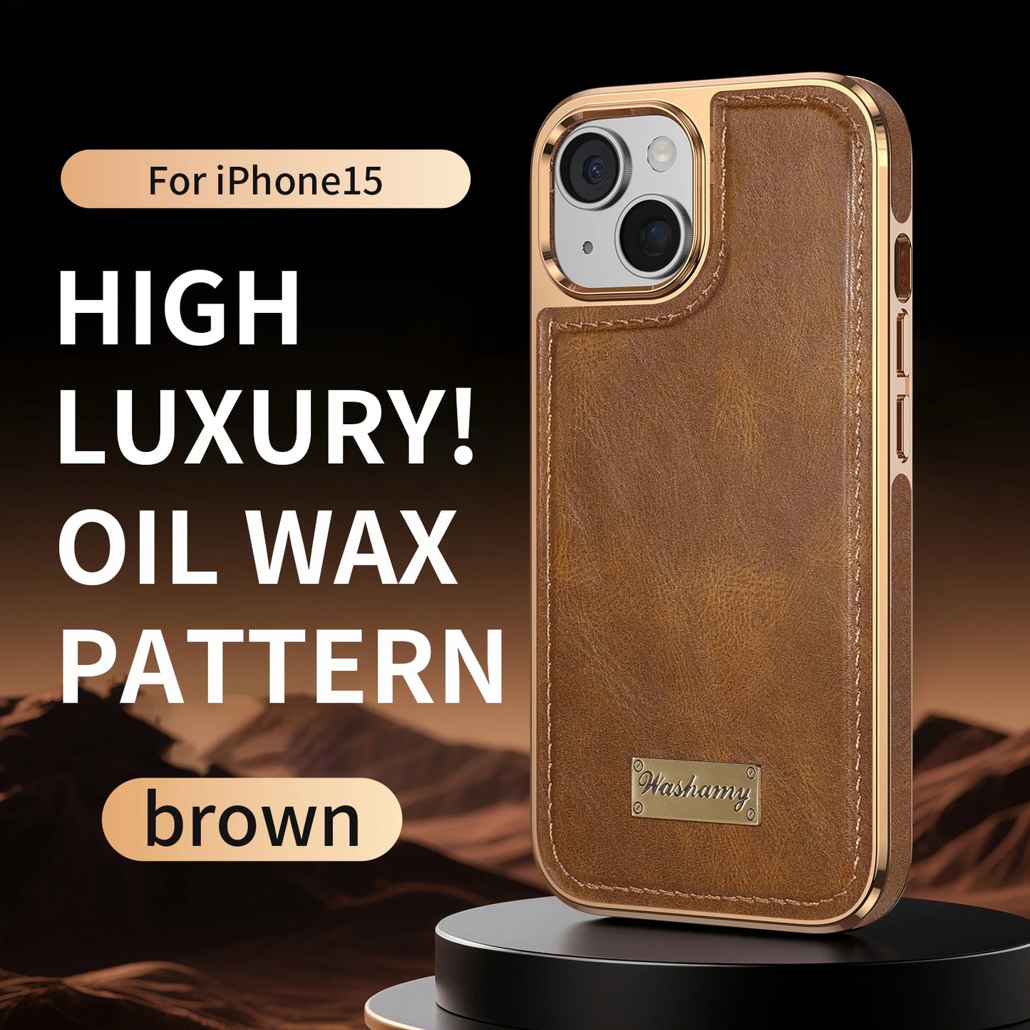 Business Retro Leather Back Case For iPhone 17 Pro Max / 17 Air For Magsafe Magnetic Magnets Shell