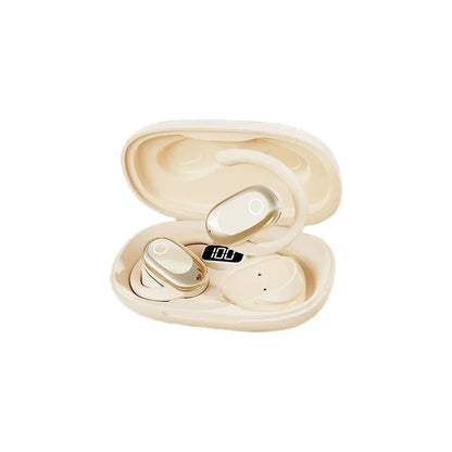 OWS Headphones Over-Ear Open-Ear Wireless Bluetooth Earphones Style Noise Cancellation Rotatable Feature With Mic Portable Audio