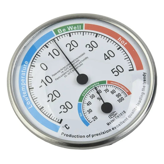 Thermometer Hygrometer Thermo Analog Humidity Indoor Climate Control Home Office Outdoor Garden Restaurant Measuring Tool by PDG ibma