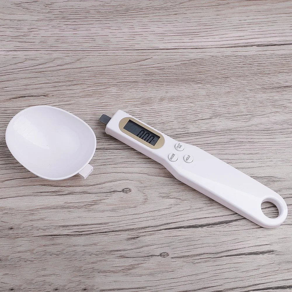Weighing Spoon Scale Home Kitchen Tools Electronic Measuring Coffee Food Flour Powder Baking LCD Digital Measurement Adjustable