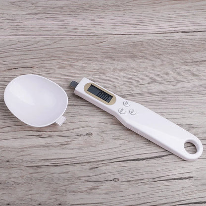 Weighing Spoon Scale Home Kitchen Tools Electronic Measuring Coffee Food Flour Powder Baking LCD Digital Measurement Adjustable