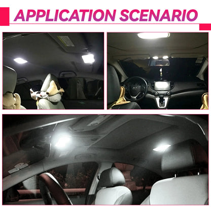 Dome Light Interior 24 LED Ultra Bright 12 Volt LED White Lights For Ford Focus MK 2 Ambient Lamp Night Reading Atmosphere Light