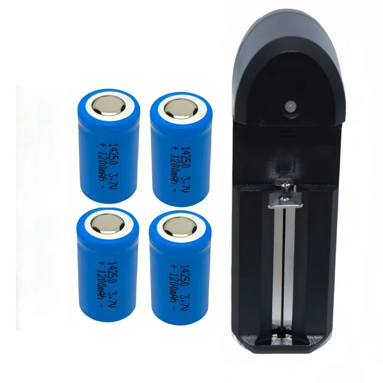 4pcs/lot 14250 rechargeable lithium battery LS14250 ER14250H 1/2-R6 1/2 AA 1200mah rechargeable 3.7V lithium battery