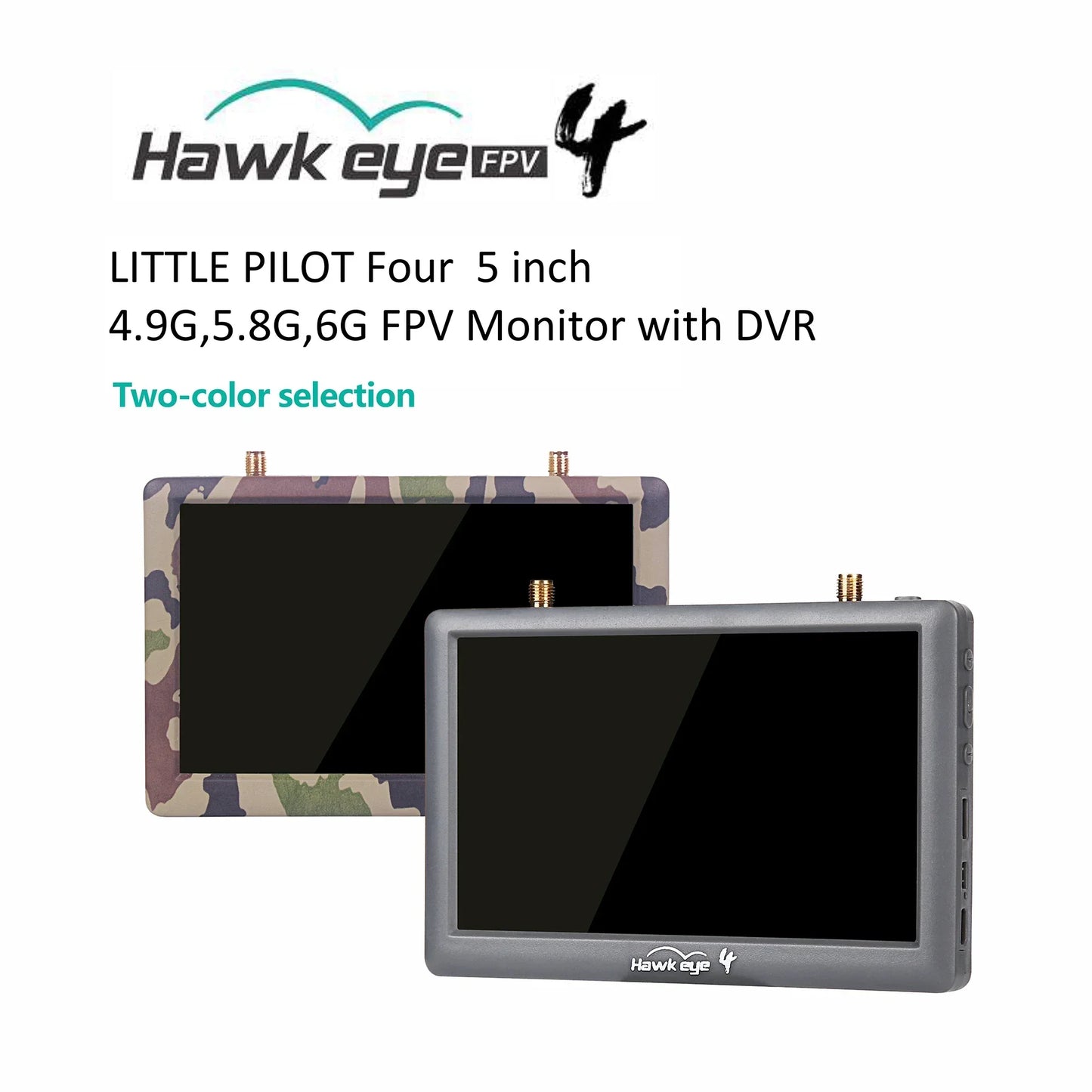 Best Price Eye Little Pilot 4 Monitor Diversity Receiver With Input Drones Accessories Fpv Goggles With Dvr