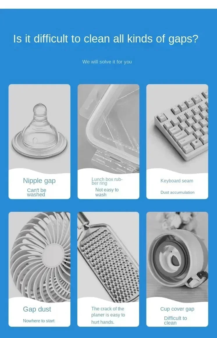 Multi-purpose Fine Dust Cleaning Brush for Mobile Phone, Earphone, Headset, Keyboard, Cup Cover & Card Slot