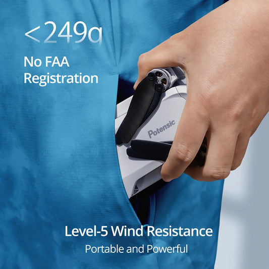 Potensic ATOM SE 4K GPS Professional Drone Camera 12MP, Under 249g, Max 4-KM, Auto Return, Circle Fly, Follow Me, WayPoint