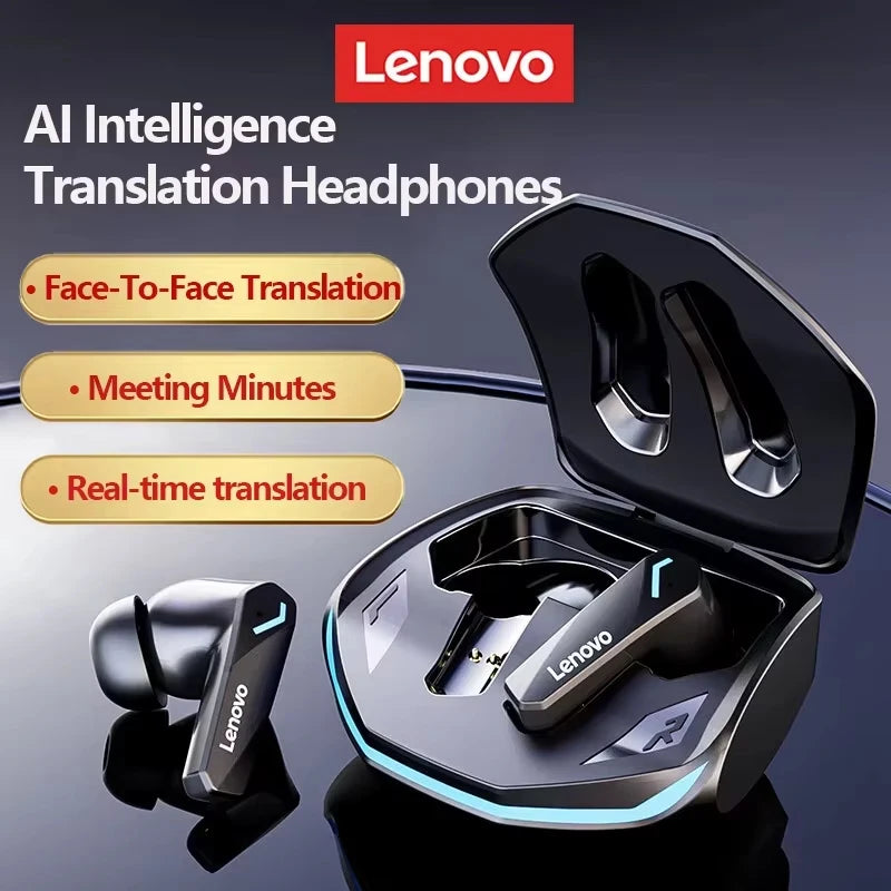 Lenovo Bluetooth Wireless Headphones Built In Microphone USB Type C Charging Port Noise Isolating Comfortable Over Ear Headset C
