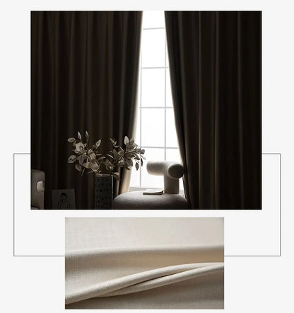 Living Room Blackout Curtain Thicken Bedroom Curtains for The Room Window Luxury Decor Home Ready-made Drapes Insulation Blinds