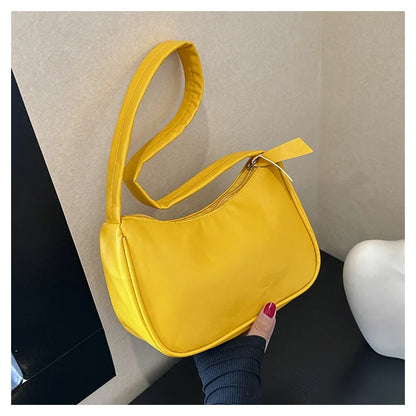 PU Candy Color Mini Handbag Women Shoulder Bag Girls Small Hand Bag Key Phone Pouch Coin Purse Card Bags Card Holder for Women