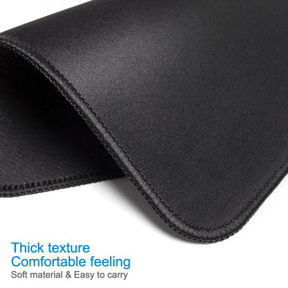 Mouse Pad with Stitched Edge Gaming Mousepad Small Non-Slip Rubber Base Washable Portable for Office Home Computer Laptop