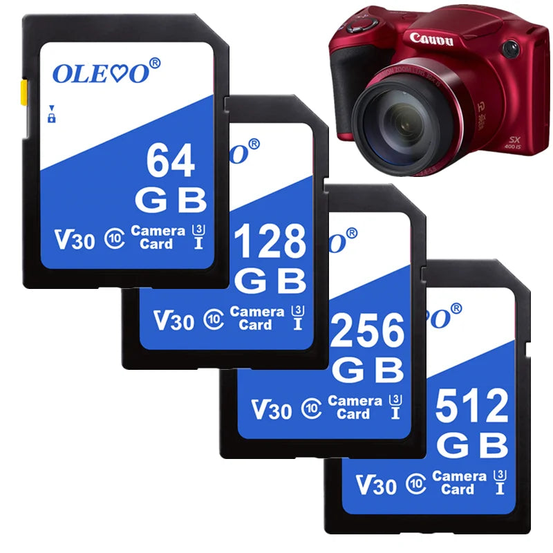 SD Card Class 10 16GB 32GB Memory Card 64GB 128GB 256GB 512GB Memory Card For Camera SRL