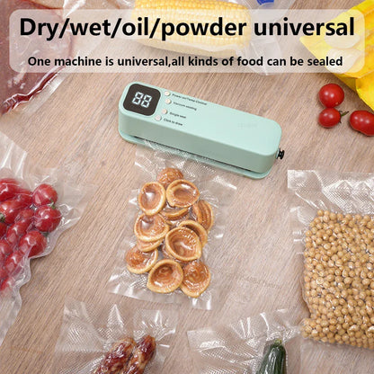Plastic Bags Sealer Food Packaging Bag Sealing Machine Mini Sealer Portable Heat Bag Sealer Rechargeable Food Bag Thermal Sealer
