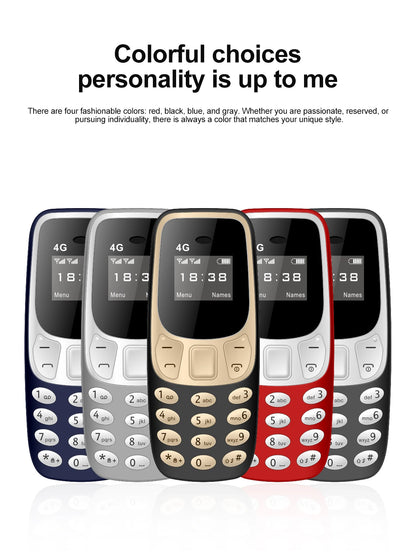 SERVO BM10 Mini Mobile Phone 2G GSM/4G LTE Speed Dial Call Recording MP3 Player Blacklist Dual SIM Standby Smallest Cellphones