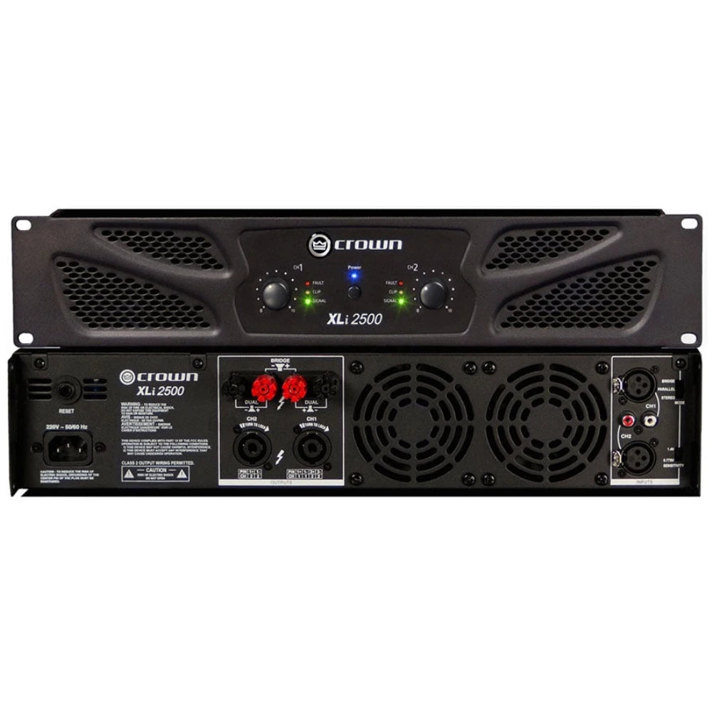 Professional Audio DJ Equipment XLi 2500 Power Amplifier Line Array Speakers Subwoofer Speakers Stage KTV Wedding Home Use