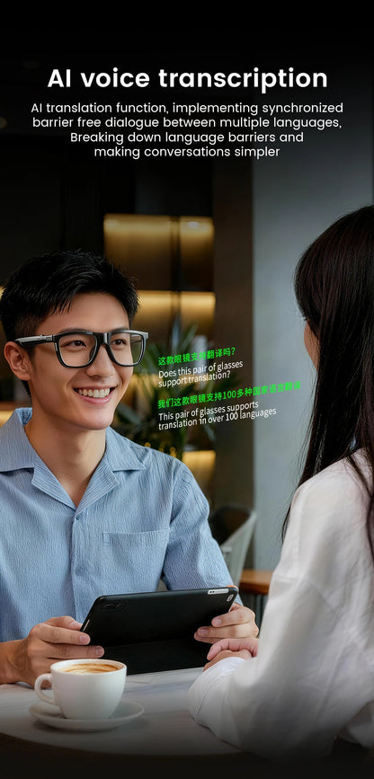 2026 AI Smart Glasses Touch Color-change  Electrochromic Lens AI Translation ChatGPT BT Call Dual-mic Music Audio Sunglasses Men