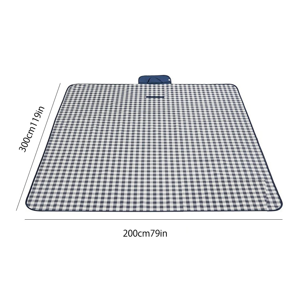 Picnic blanket Waterproof Camping blanket Travel blanket Beach blanket Picnic Mat 300x200cm XXL Foldable Portable