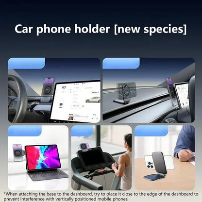 Magnetic Phone Holder for Car Mount with Dual Side Strong Magnets Ultrathin Adjustable Cell Phone Holder Accessories For Phone