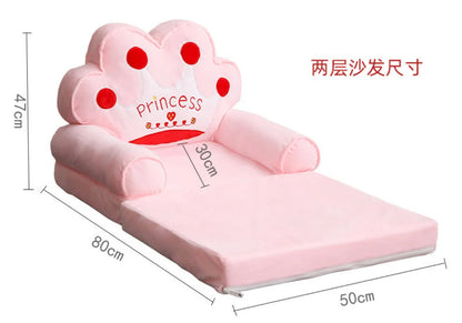 Home Cute Princess Style Folding Sofa Bed Multifunctional Lazy Leisure Single Seat Sofa For Home Decor Living Room Furniture