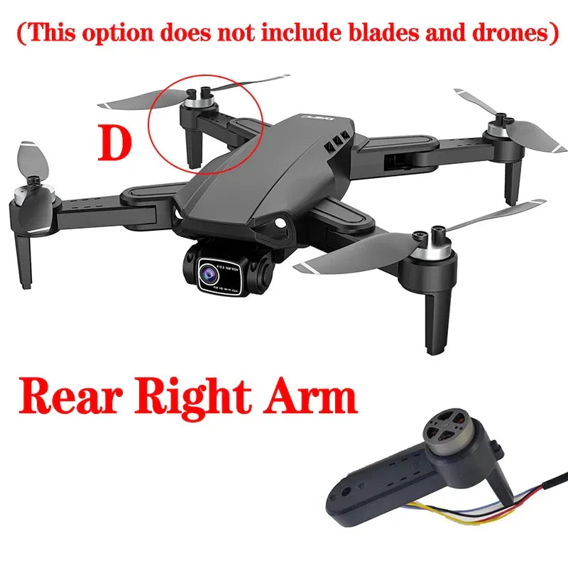 L900 Pro SE Mini Drone Original Propellers Spare Part for L900pro se Paddles Drone Arm Replacement Accessories