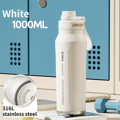 Large Capacity Waterbottle  Insulated Flasks Stainless Steel Tumble Cycling Sports Portable Water Bottle for Men