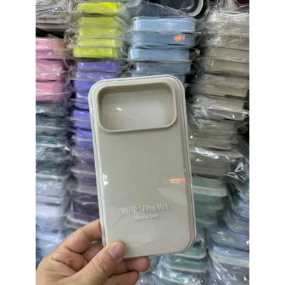 Official Liquid Silicone Skin Feel Case For IPhone 18 Pro Max 17 Pro Air Macaron Solid Candy Colour Color with Packet Box Cover