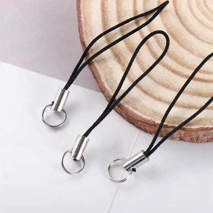 10Pcs Phone Hanger Clips Key Holder Bag Key Ring DYM Phone Lanyard String Phone Lanyard Lobster Clasp Rope Lanyard Lariat Cords