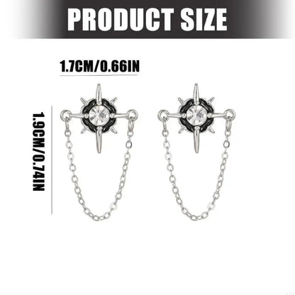 Rhinestones Chain Ear Clip For Freeclip 1 2 Earbuds With Sparkling Zirconia And Alloys Design Comfortable For Daily Wear K1KF