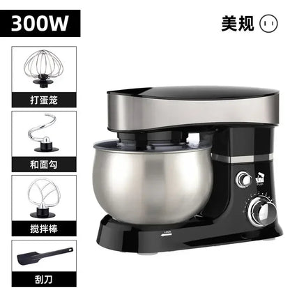 110V/220V Dragon Stand Mixer Small Household Multi-function Dough Kneader Cream Whisker Automatic LAB