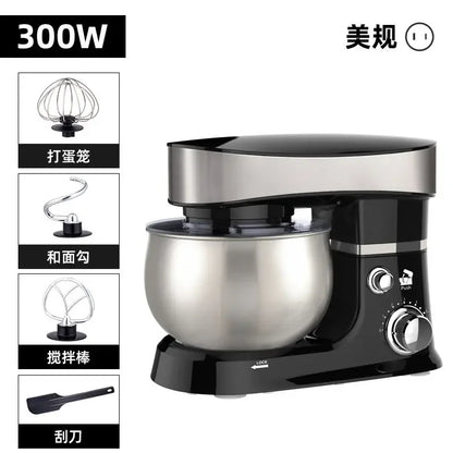 110V/220V Dragon Stand Mixer Small Household Multi-function Dough Kneader Cream Whisker Automatic LAB