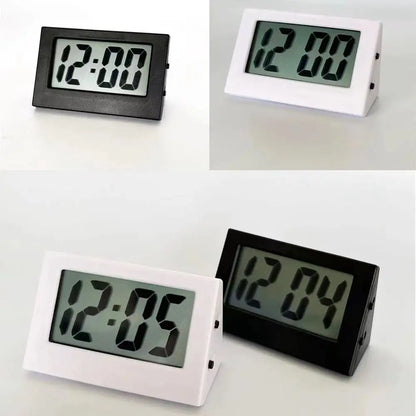 Creative Small Mini Triangle Clock ABS Mute Desk Digital Clock Electronic Simple Home
