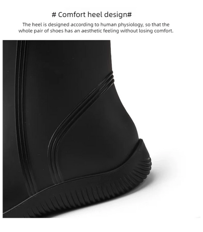 Rain shoes men's waterproof rainproof boots four season soft soles non-slip comfort outdoor work water shoes male's water boots