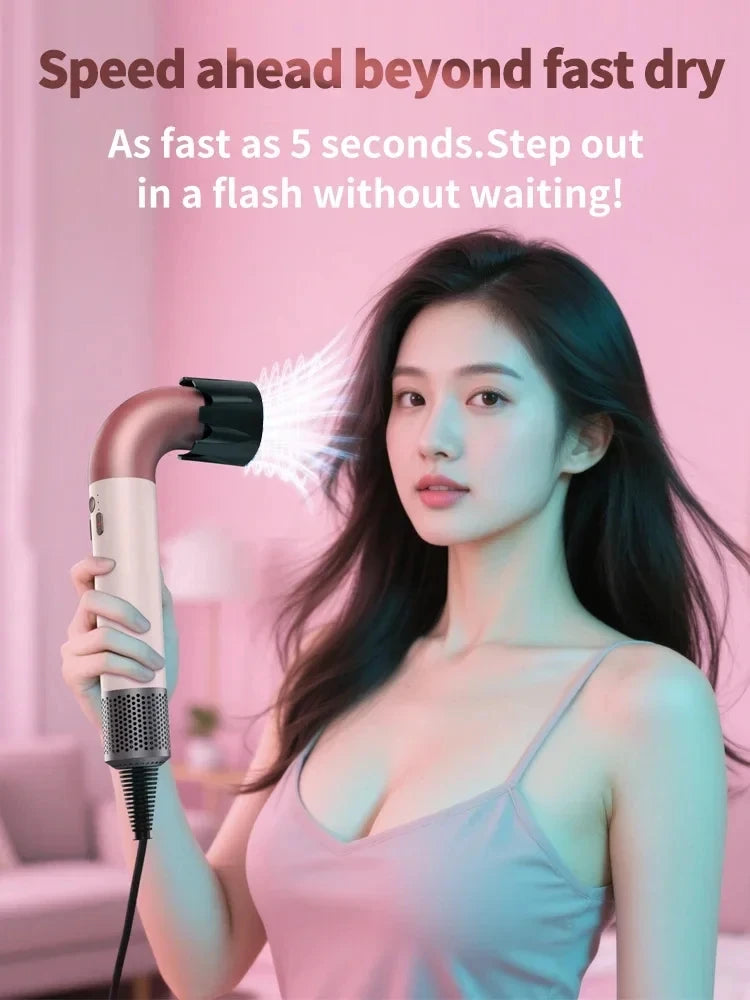 Fast Drying 200M Anion Blow Dryer Leafless Design Professional Negative Ion Care Powerful Hair Dryer For Home Use HD18