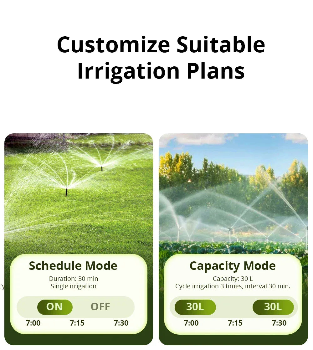 SONOFF SWV SONOFF Water Valve SWV-BSP Faucet Smart Irrigation Controller Systerm Timer App Voice Control Via Alexa Google