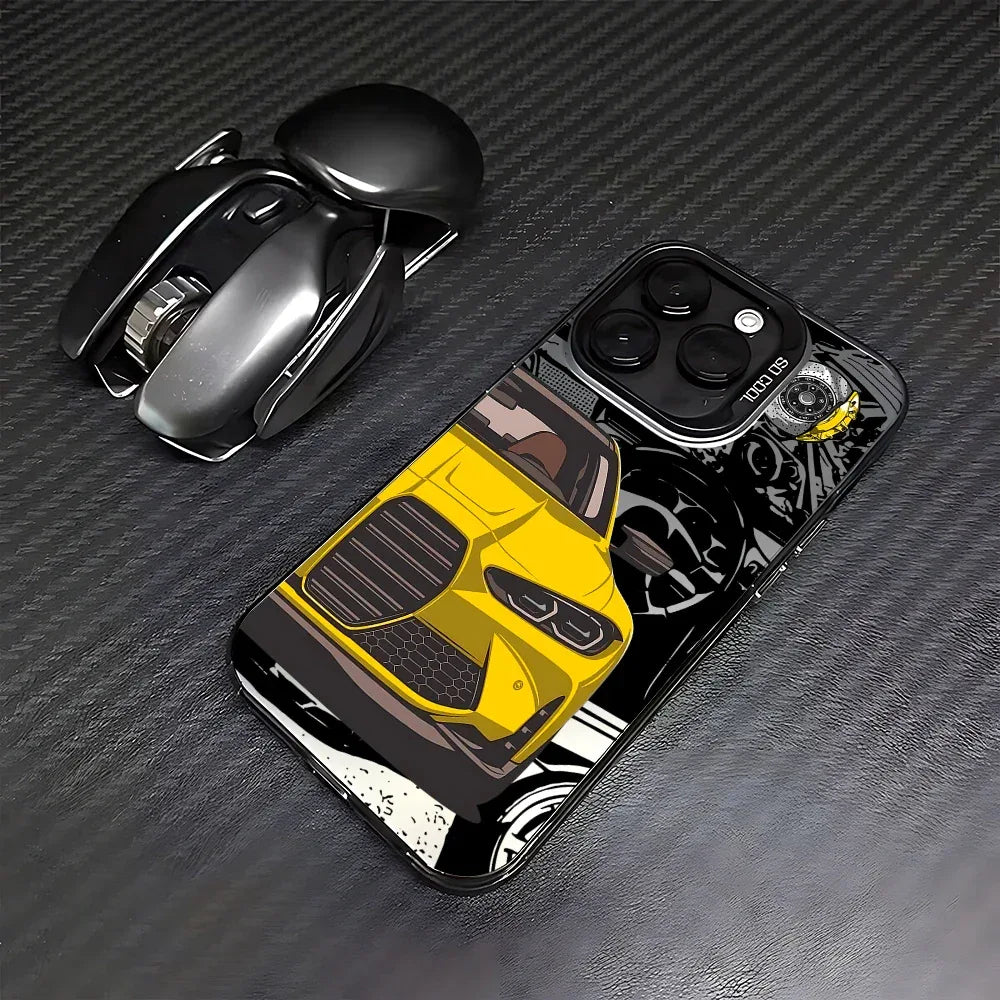 Modified JDM Racing Calipers Phone Case for Oppo Reno14 Reno13 Reno12 Reno11 Reno10 8 7 6 5 Z F T Pro Plus 4 5G Matte Back Cover