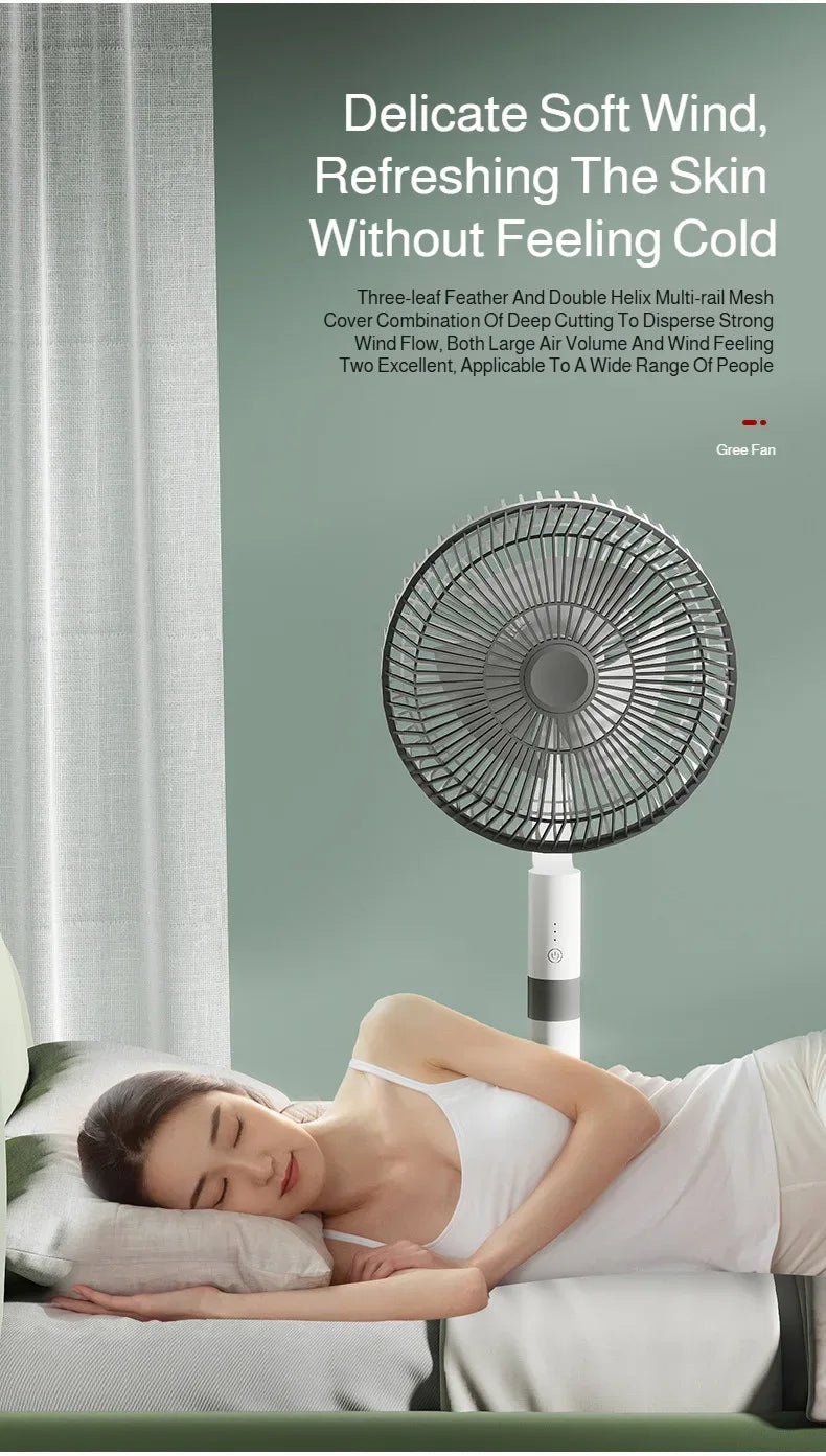 Household Air Circulation Fan Desktop Silent Electric Fan High Wind Floor Portable Fan Powerful Energy-saving Rental House Fan