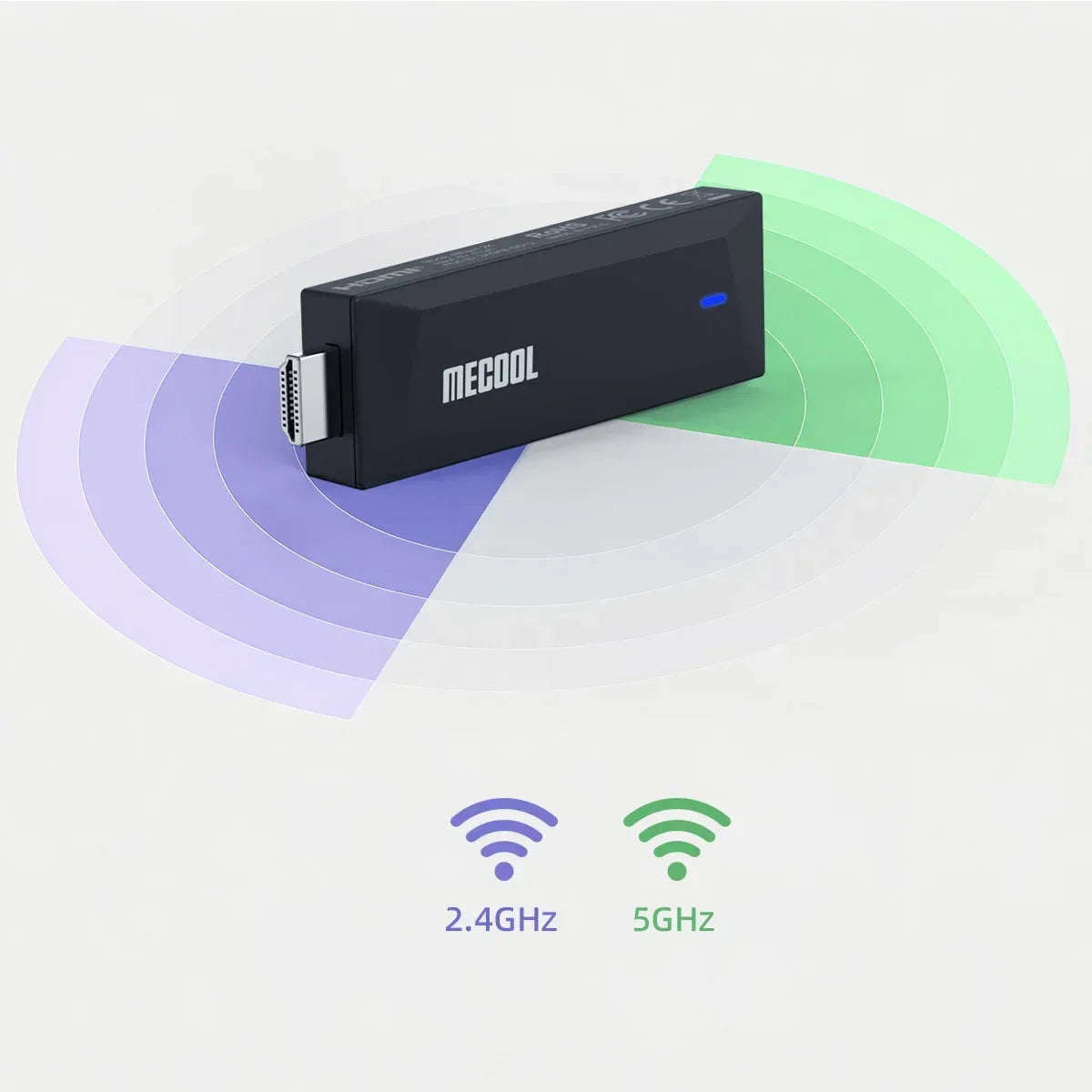 MECOOL MEgo 1 Android TV Stick Reltek Quad-core 8GB Google TV Sticks 2K Dolby Netflix TV Box 2025 High Quality Consoles ip tv