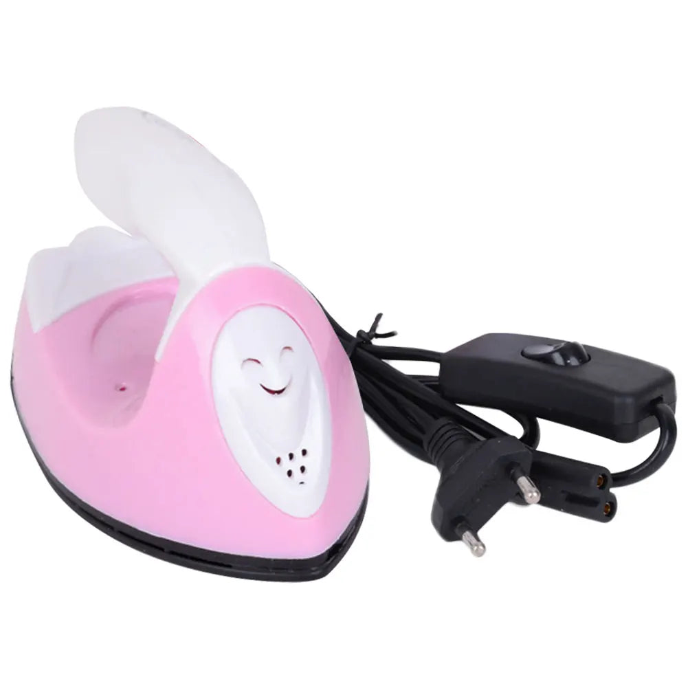 Mini DIY Children Electric Iron Collage Beans Hot Diamonds Heat Transfer Printing 60-300W Heat Press Machine US/UK/EU Plug