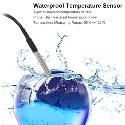 Dry Contact WIFI Tuya Smart Temperature Switch Controller Thermostat Sensor Passive Relay RF Receiver Work for Alexa Google Home