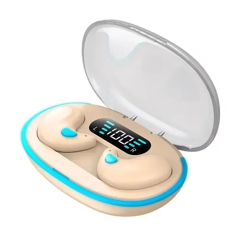 X55 Sleeping Earbuds Wireless Mini Headphones For Work TWS Bluetooth Earphone Stereo Hidden Headsets with Mic HD Call Waterproof