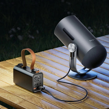 Dangbei Freedo Mini Portable Projector 1080P FHD 450 ISO Lumens 360° Surround Sound Auto Focus Projector Home Outdoor Camping