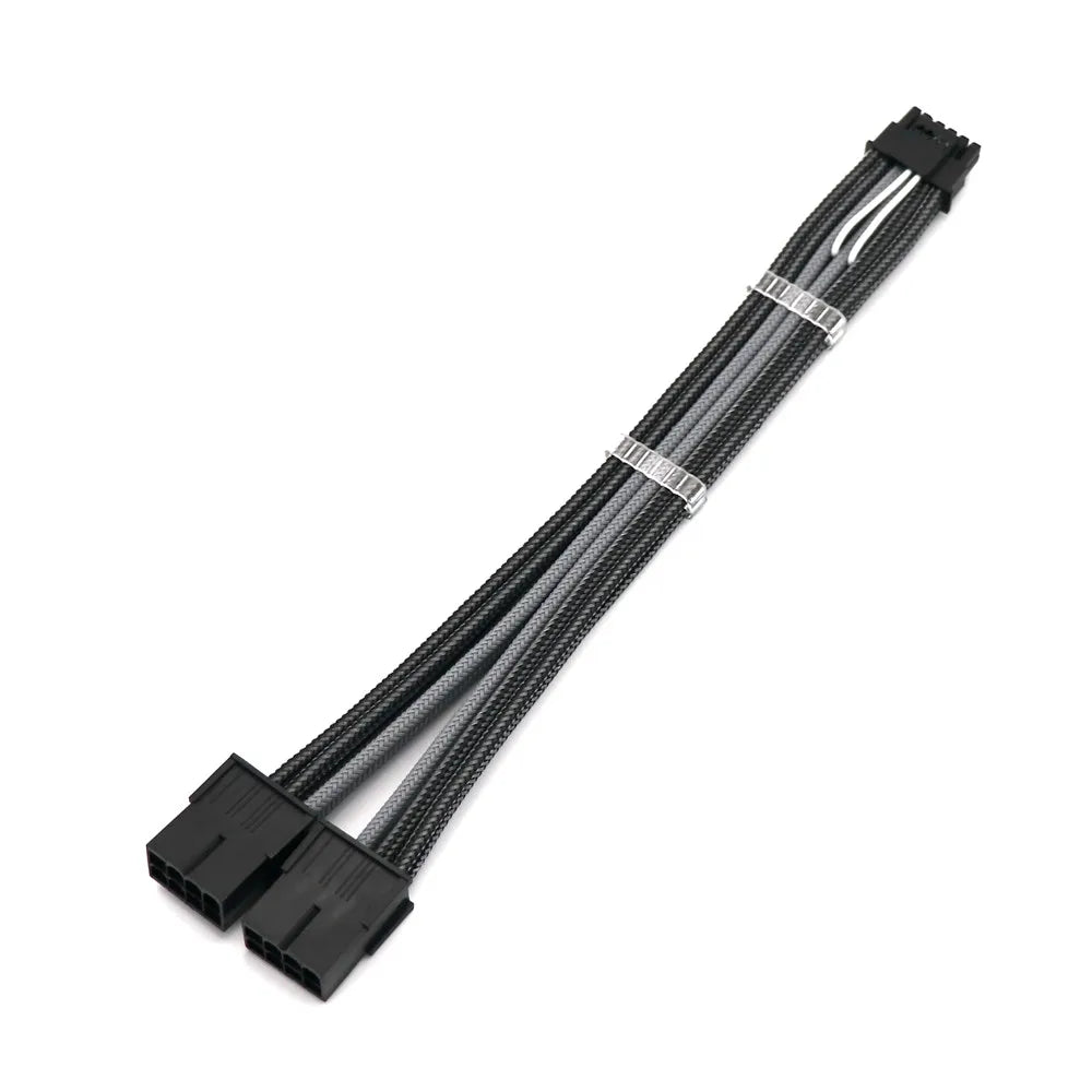 Custom 12VHPWR 12+4Pin to 2pcs PCI-E 8Pin GPU Graphics Video Card 16AWG PCIE 5.0 Cable RTX3090Ti Power Supply Extension Cable