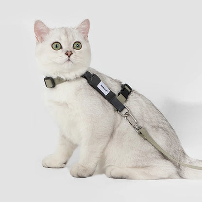 Cat Harness Leash Set Traction Rope Kitten Chest Strap Pet Outdoor Supplies for Pet Breathable Harness Leash Puppy Cat Vest