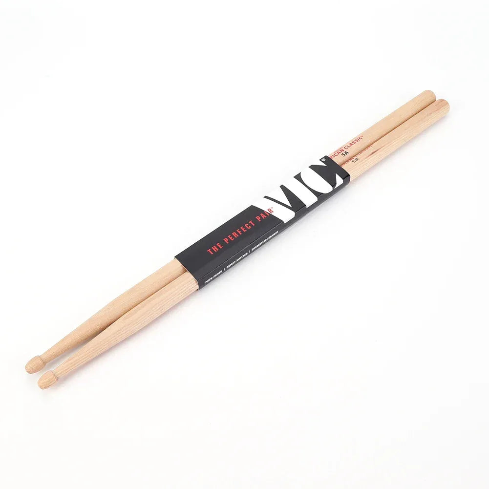 2-10PCS Drumsticks 5A/7A Drum Sticks Consistent Weight and Pitch Mallets American Hickory Drumstick for Acoustic/Electronic Drum
