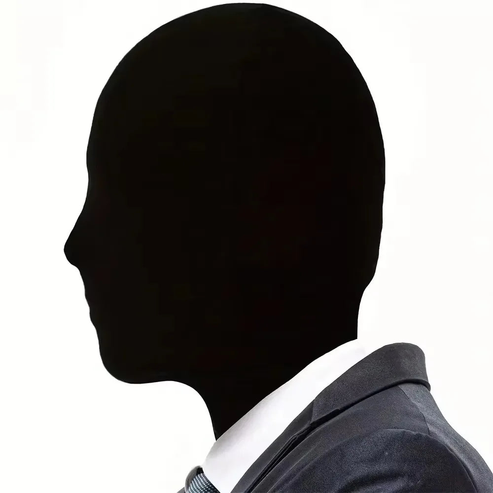 2pcs New Black Cosplay Full Mask Thin Adult Kids Hood Cosplay Prop Halloween Costumes Breathable Cosplay Head Cover
