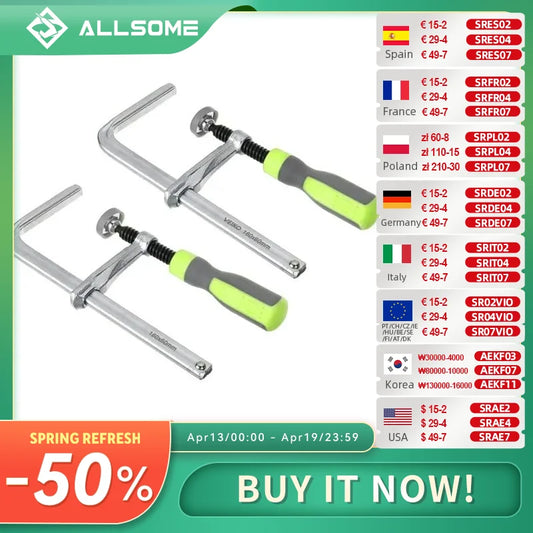 2pcs Quick Adjust Screw Handle Track Saw Rail Clamps MFT Clamps for Festool Rail Track Saw and MFT Table Woodworking Tools