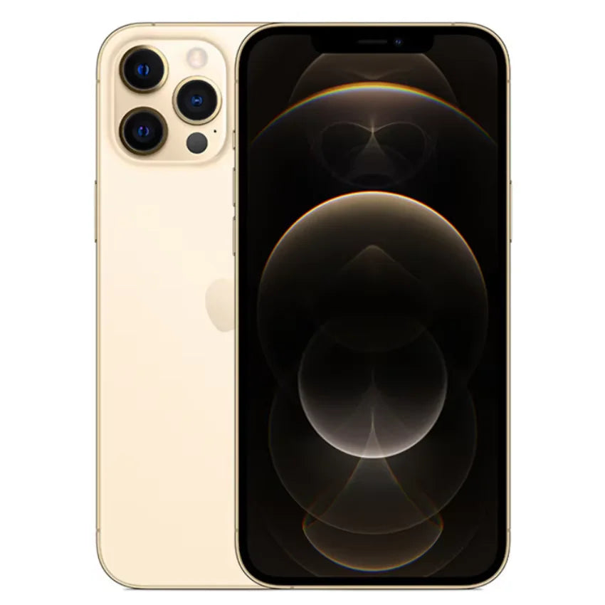Unlocked iPhone 12 pro Max 6.7 Inch 128GB 256GB ROM A14 Bionic Chip iOS Original Apple 12pm Used Face ID Cellphone