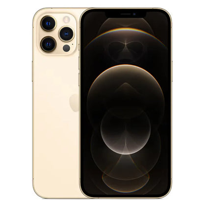 Unlocked iPhone 12 pro Max 6.7 Inch 128GB 256GB ROM A14 Bionic Chip iOS Original Apple 12pm Used Face ID Cellphone